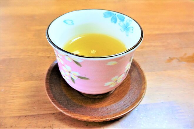 終わったあとは美味しいお茶でほっとひと息♪